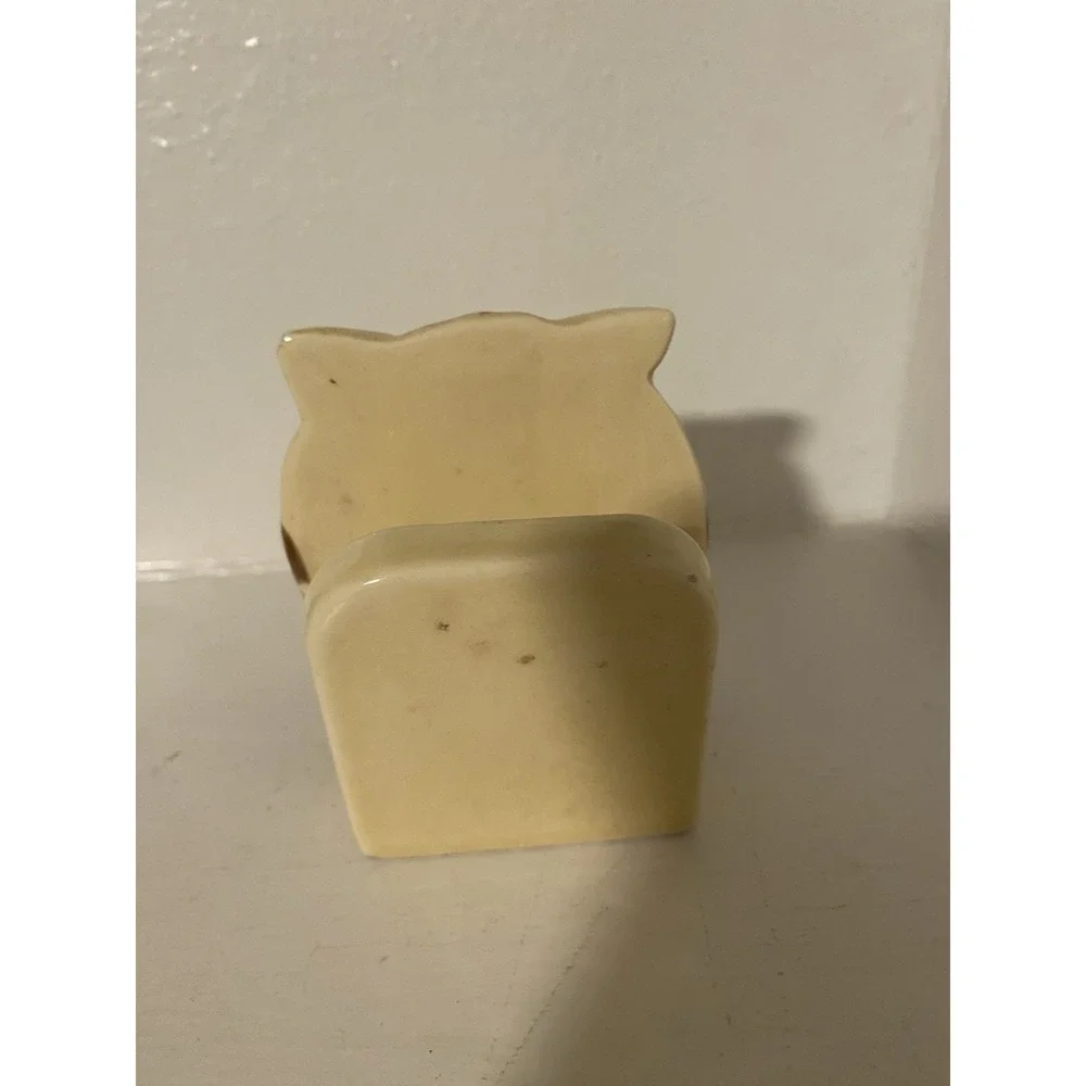 Vintage Kitschy Ceramic Owl Napkin/‎ Mail Holder  Made In Japan